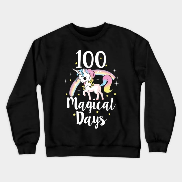 100 Days Of School Cute T-shirt Crewneck Sweatshirt by KsuAnn